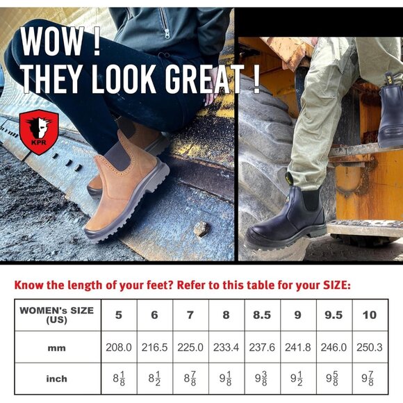 🆕Women's Black Leather CSA Approved ESR 6" Composite Toe Work Boots Safety - Picture 6 of 7